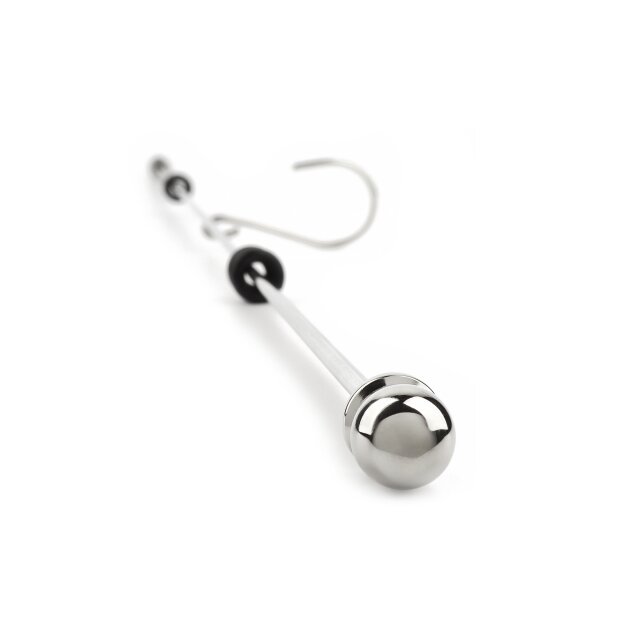 Mr. Steel Long Thai Hooked Pain Stick Silver