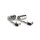 Mr. Steel Aligator Nipple Clamps Weights Silver