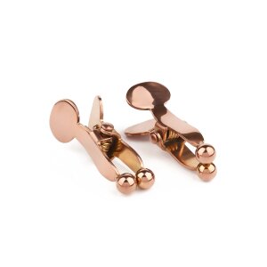 Mr. Steel Balls Pincher Nipple Clamps Rose Gold