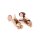 Mr. Steel Balls Pincher Nipple Clamps Rose Gold