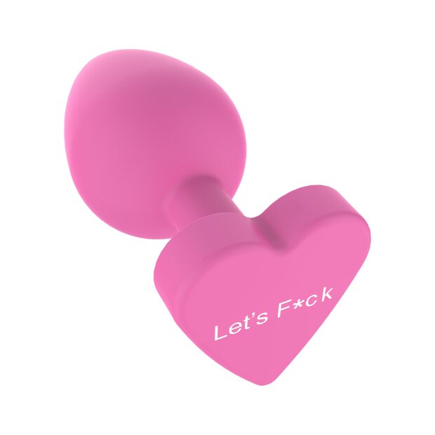 Toyjoy Lets Fuck Buttplug Pink 3,5 cm