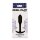 Toyjoy Smooth Analplug Medium Black 2,3 cm