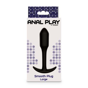 Toyjoy Smooth Anal Plug Large Black 2,6 cm