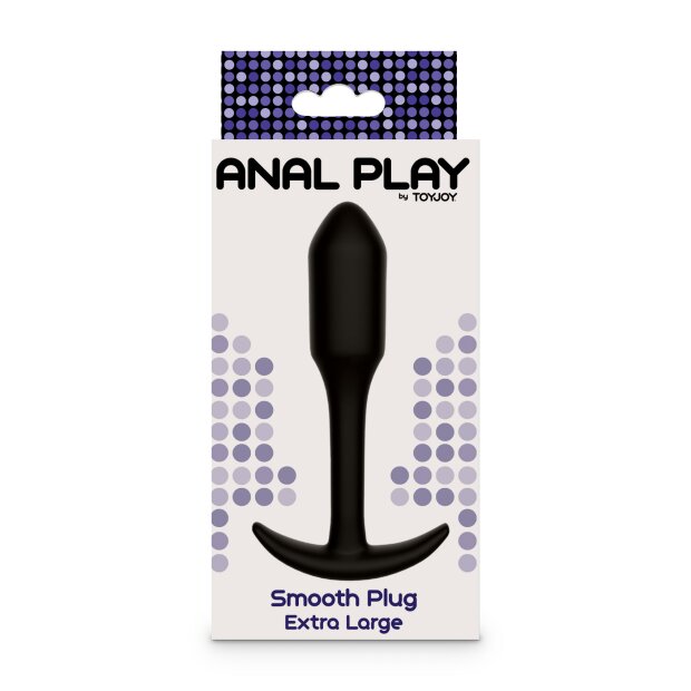 Toyjoy Smooth Anal Plug XLarge Black 2,9 cm