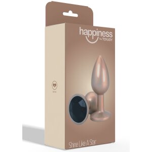 Toyjoy Happiness Shine Like A Star Buttplug Gold 2,6 cm