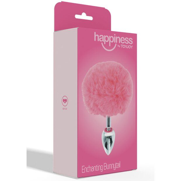 Toyjoy Happiness Enchanting Bunnytail Buttplug Pink 2,6 cm