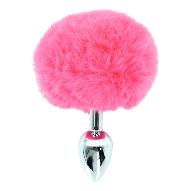 Toyjoy Happiness Enchanting Bunnytail Buttplug Pink 2,6 cm