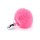 Toyjoy Happiness Enchanting Bunnytail Buttplug Pink 2,6 cm