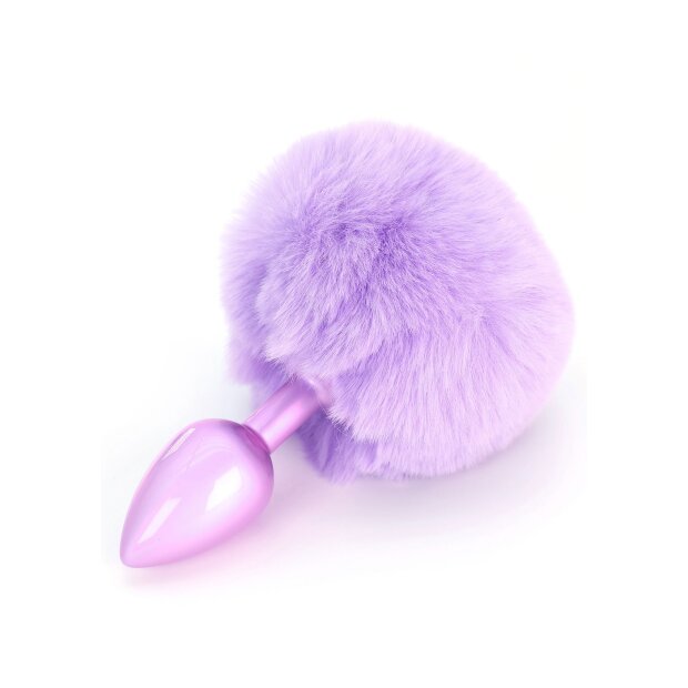 Toyjoy Happiness Enchanting Bunnytail Buttplug Purple 2,6 cm