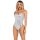 Leg Avenue Sequin Boned Crotch Bodysuit M