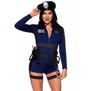 Leg Avenue Flirty Cop Romper L