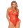 Leg Avenue Body mit Keyhole Cut Out rot S/M - M/L