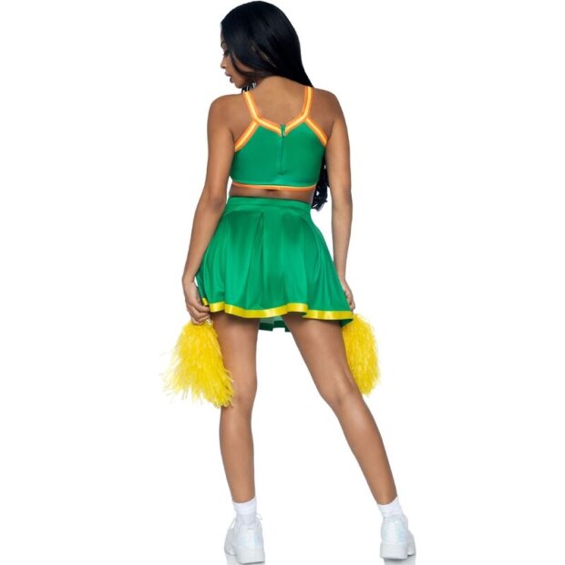 Leg Avenue Costume Cheerleader Green S/M - M/L