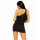 Leg Avenue asymmetrisches Minikleid schwarz S - L