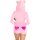 Leg Avenue Costume Teddy Bear Velvet Bodysuit Pink S - M