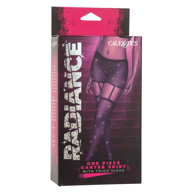 CalExotics Garter Skirt Thigh Highs Onesize - Plussize