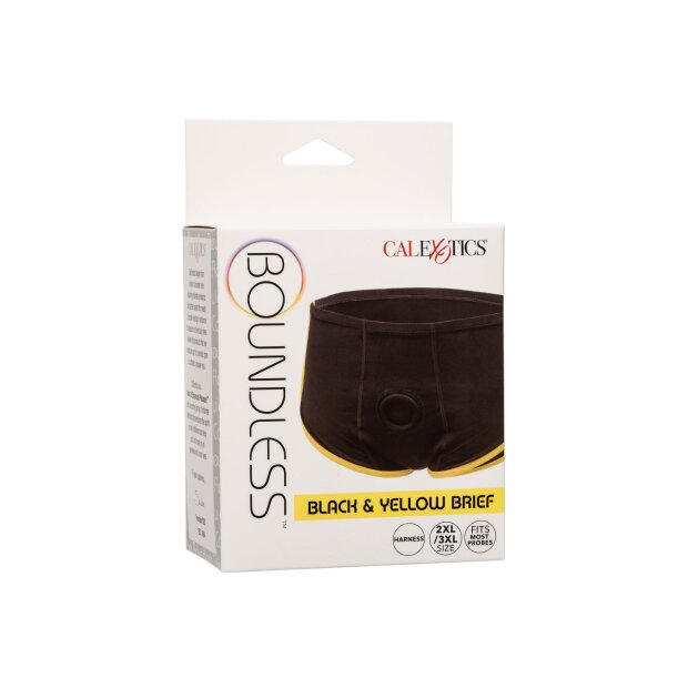 CalEotics Boundless Black & Yellow Brief S/M - 2XL/3XL