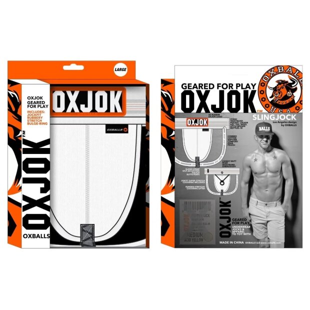 OXJOK by Oxballs Slingjock Jockstrap Weiß S - XL