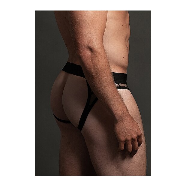Star Open Back Brief - Black - S/M - L/XL