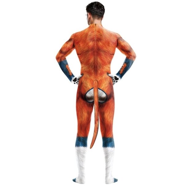 CosplayDogs Wild Dog Cosplay-Anzug Orange S - XL