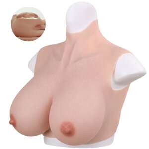 CrossGearX Breastplates Crossdresser Fake Tits - Silicone...