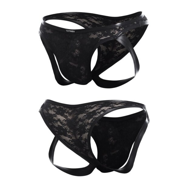 C4M Jockstrap Capri Black S - XL