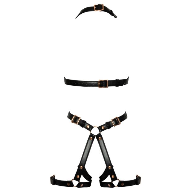 Bad Kitty Harness rosé S/M - L/XL