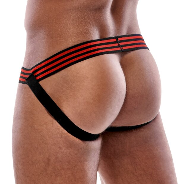 Herren Jock schwarz/rot S/M - XXL