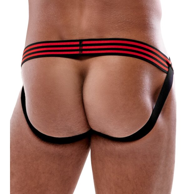 Herren Jock schwarz/rot S/M - XXL
