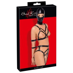 Bad Kitty Riemenset + Maske XS - XL