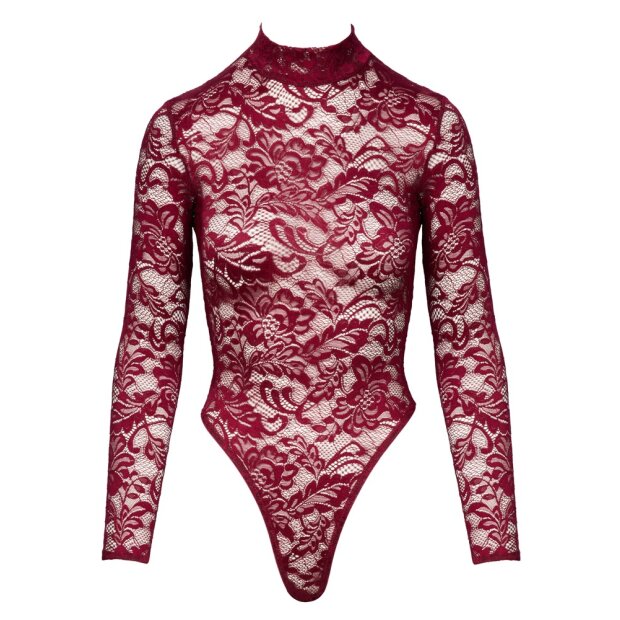 Cottelli Collection Spitzenbody rot S - XXL
