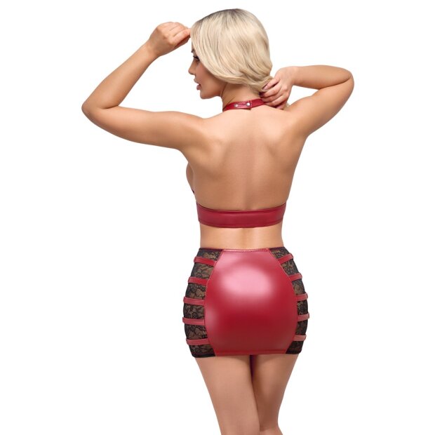 Cottelli CollectionTop und Rock rot S - XL