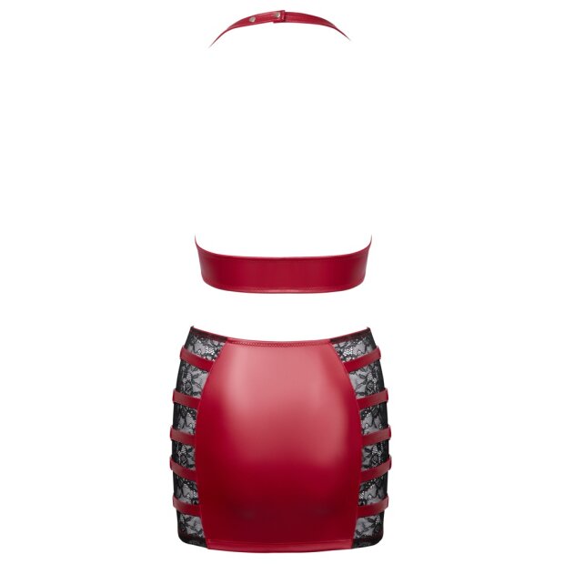 Cottelli CollectionTop und Rock rot S - XL