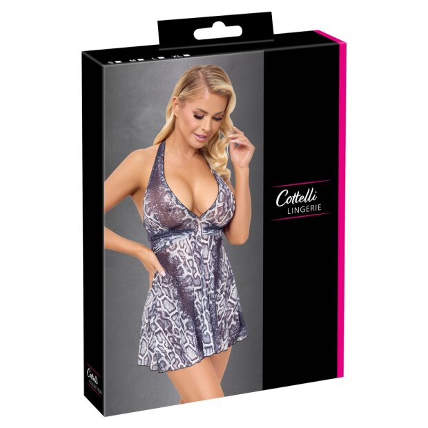 Cottelli Collection Kleid Snake S - XL