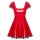 Black Level Lack Kleid rot S - XL