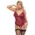 Cottelli Collection Body ouvert rot XL - 3XL