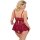 Cottelli Collection Babydoll rot XL - 3XL