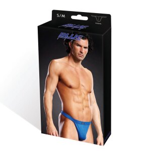 BLUE LINE Performance Microfiber Thong blue S/M - L/XL
