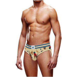 Prowler Jockslip mit Holzfäller Bären gelb XS -...