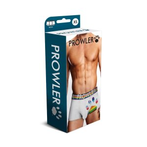 Prowler Boxershorts mit Pfoten Emblem in Regenbogenfarben...