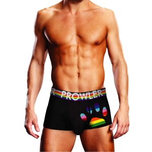 Prowler Boxershorts mit Pfoten Emblem in Regenbogenfarben...