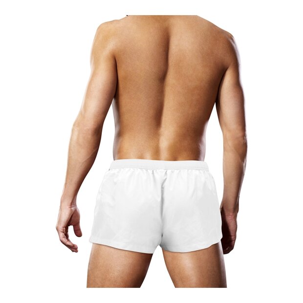 Prowler Badeshorts weiß mit bunten Prowler Tatzenlogo S - XL