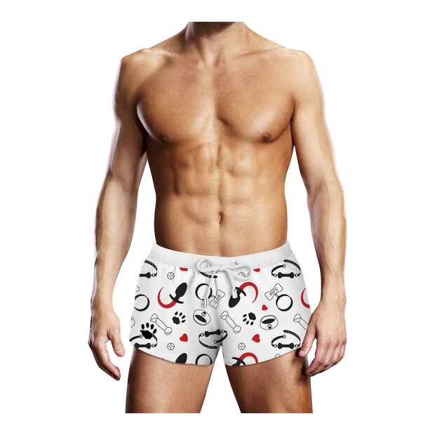 Prowler Badeshorts Petplay weiß S - XL
