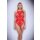 Baci Jacquard Bodysuit Red Onesize - Queensize