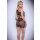 Baci Diamonte Net Mini Dress Black Onesize - Queensize