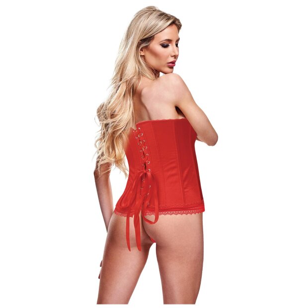 Baci Bustier Red S - 3XL/4XL