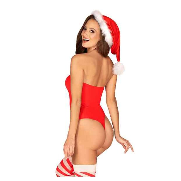 Obsessive Kissmas Body Red S/M - L/XL