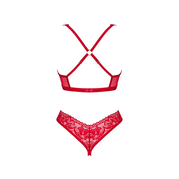 Obsessive Lacelove cupless 2-pcs set  M/L - XL/XXL