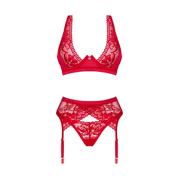 Obsessive Lacelove 3-pcs set XS/S - XL/XXL