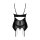 Obsessive - Norides Corset & Thong - Black XS/S - XL/XXL